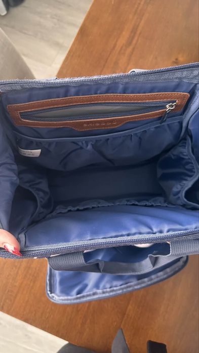 Rucsac multifunctional mamici Astrid, Skiddou, Denim, Bleumarin