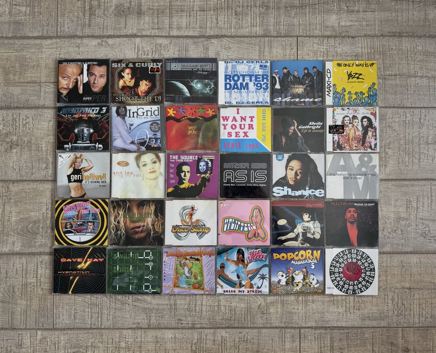 Pachet 6 - 60 maxi singles (MCD) muzica Eurodance anii 90