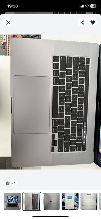 Macbook Pro 16 inch Core i7