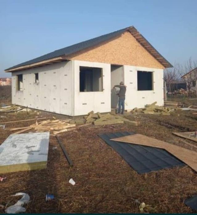 Casute modulare din strctura metalica