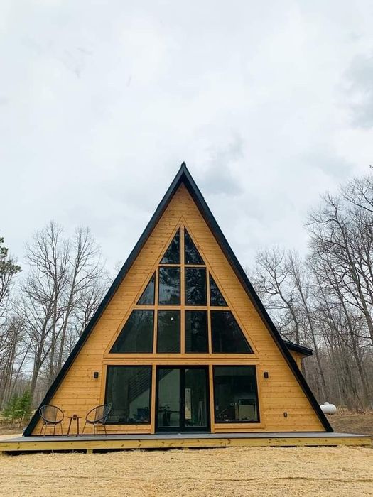 Vand cabane din lemn tip A 6 x 9m