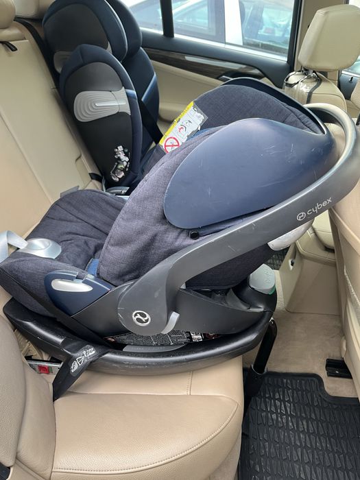 Cybex cloud q + base q fix + адаптери кош за кола с основа