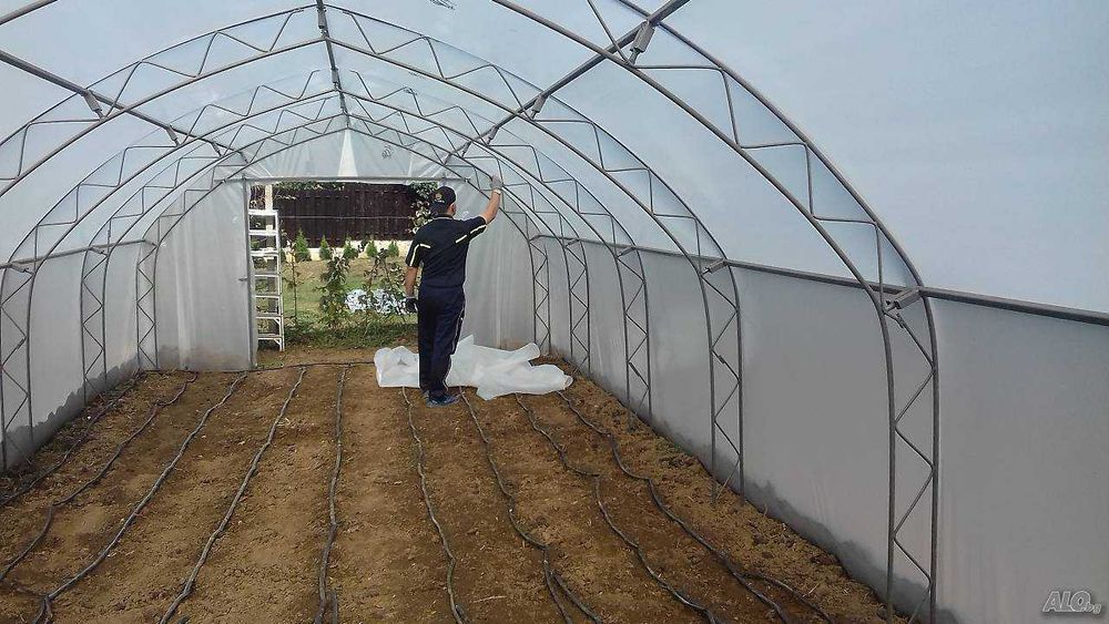 Полиетиленови Оранжерии Профицинк - 4м. ширина (оранжерия тип ”Хоби”)