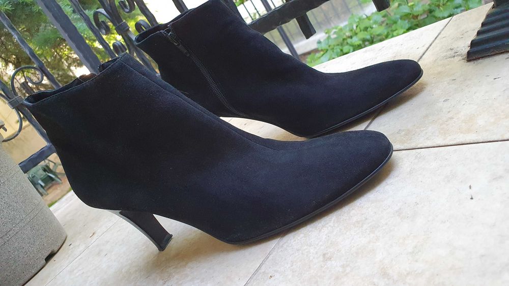 Боти - естествен велур - като нови