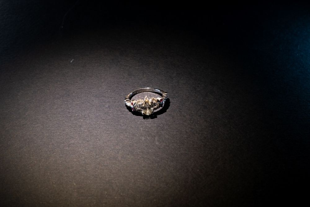 Inel logodnă diamant aur alb