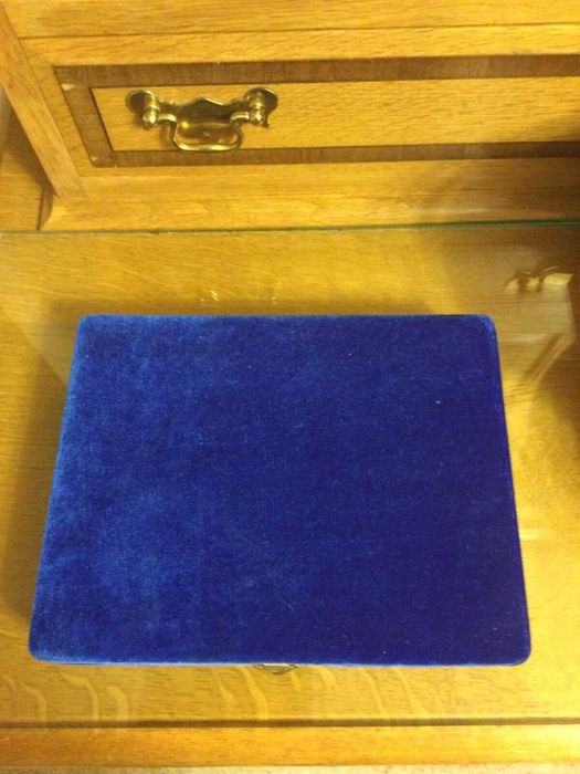 Комплект 3+3 лъжички и вилички с 24 карата позлата - 1988 г.