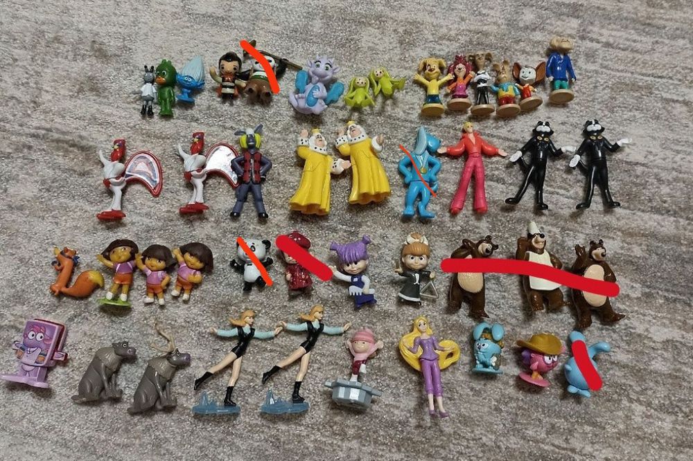 Фигурки Киндер разные поштучно
