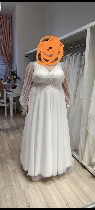 Rochie mireasa deosebita + cadou mai multe accesorii! La nr de tel