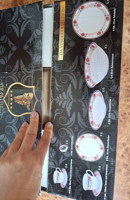 Set din porțelan fin 49 piese