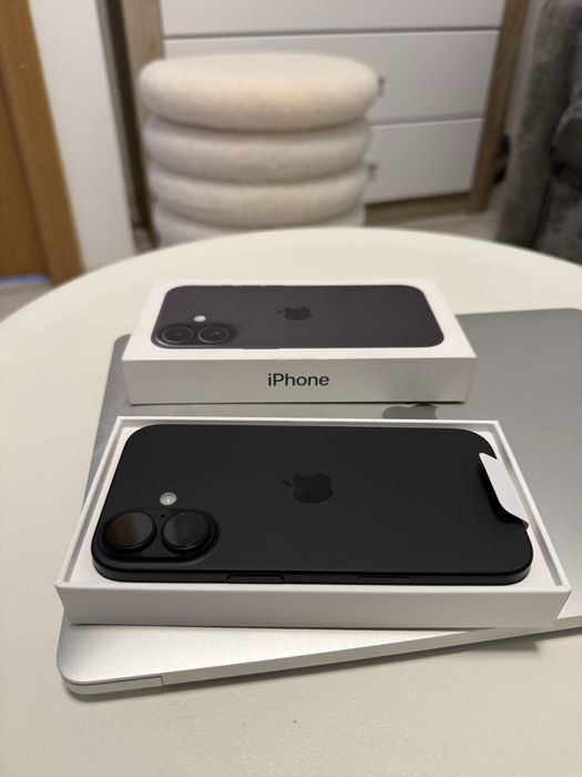 Iphone 16  black 256 gb  nou !
