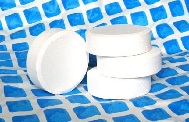 Химия для бассейна хлор в таблетках по 200гр