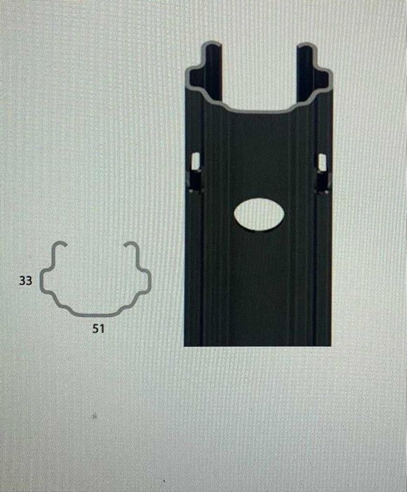 Stalpi metalici /Spalieri zincati 2 m
