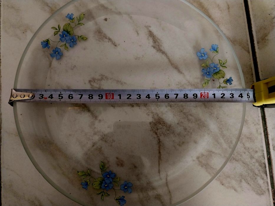 Тортен сервиз - стъкло - нов