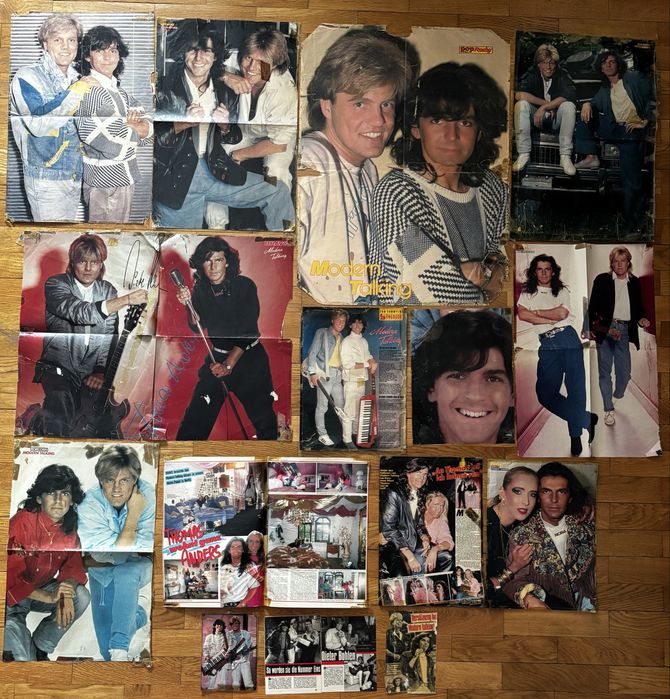 Colectie rara postere originale Modern Talking
