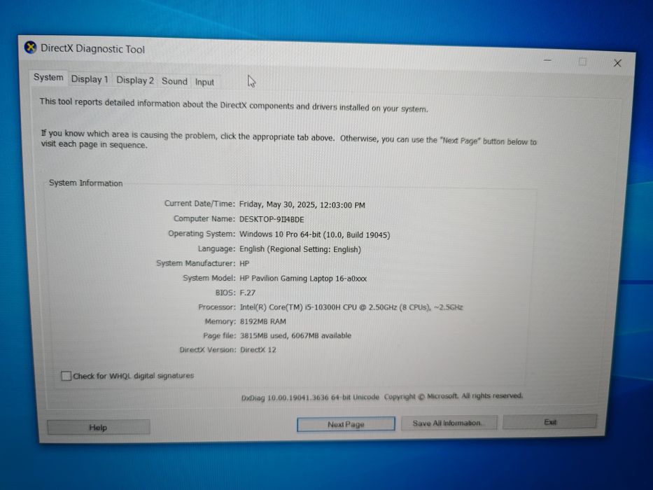 HP gaming i5 10th 8gb ram GeForce 4gb Amanet Lazar Crangasi 40133