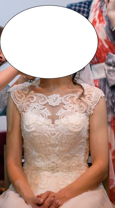 Rochie de mireasa ivory A-line, Casa Tania, Cluj-Napoca