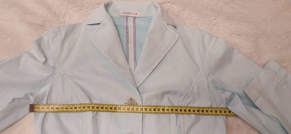 Sacou femei, mărimea 40, culoare albastru deschis