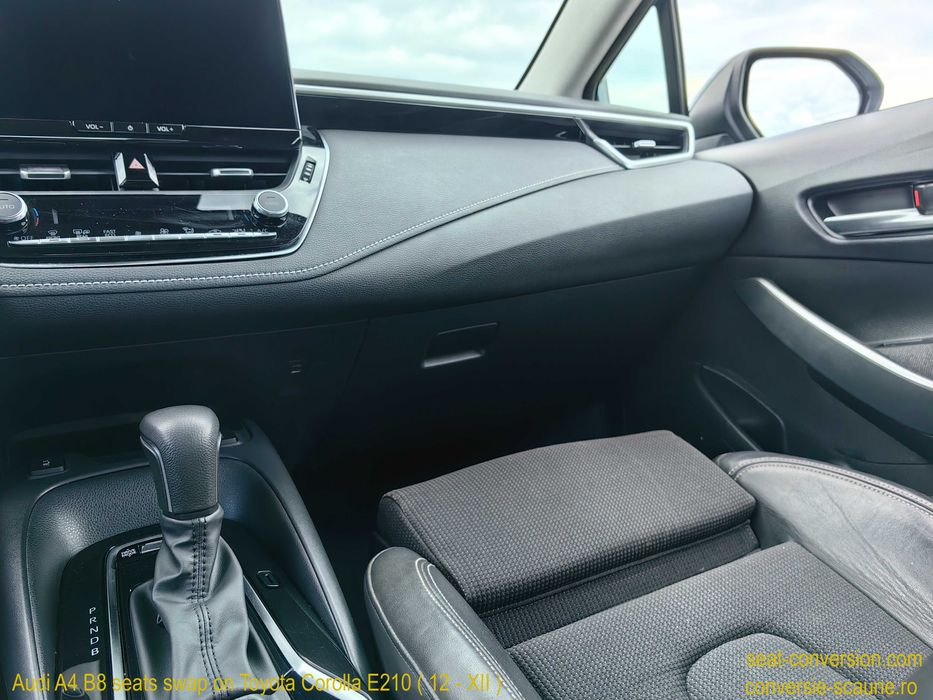 Sistem adaptare scaune de Audi A4 B8 pe Toyota Corolla E210 (12 / XII)
