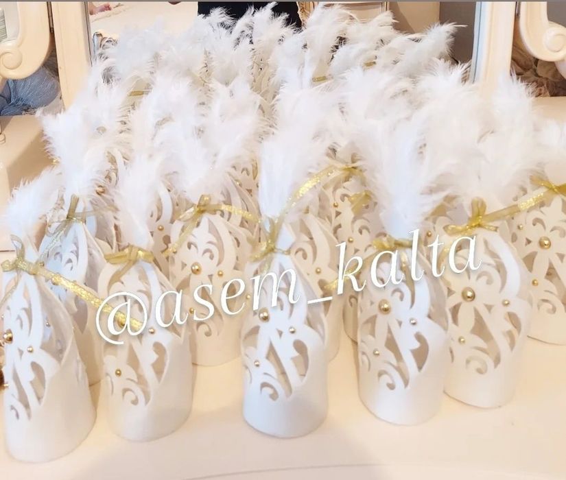 Фетровые бонбоньерки шкатулки