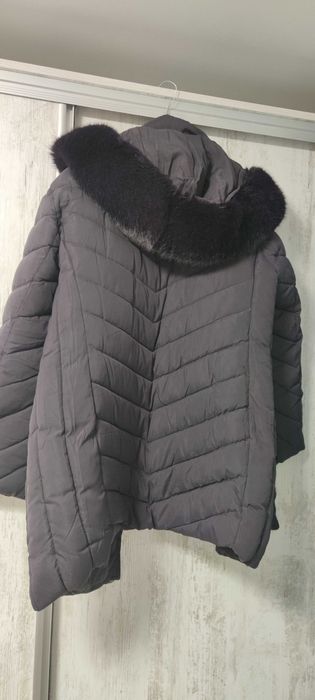 Geaca lunga cu gluga