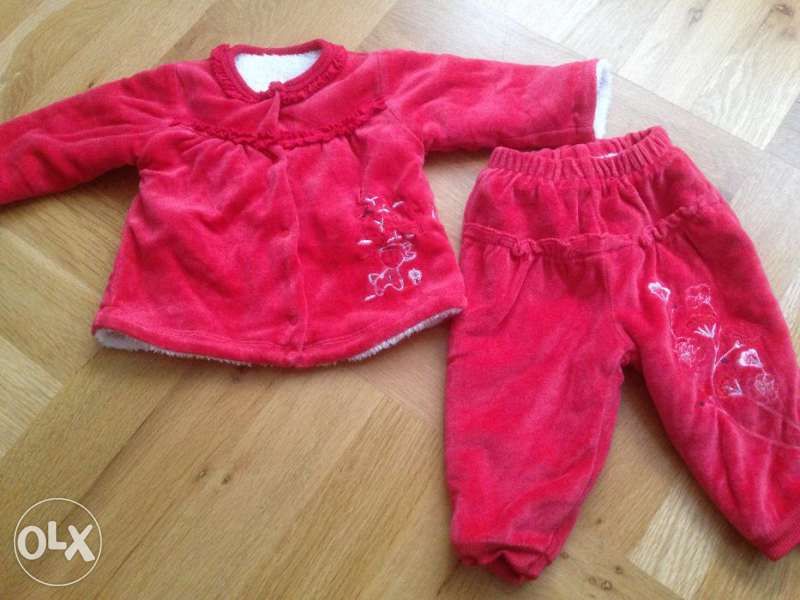 Есенно-зимен комплект Caramell + подарък Комплект за новородено Mother