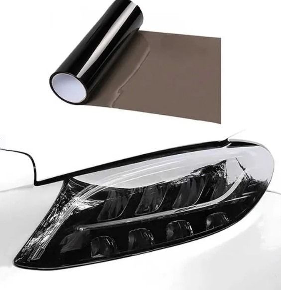 Фолио за фарове и стопове Черно леко опушено