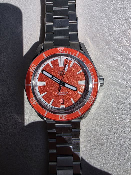 Zelos Swordfish 42mm SS 'Spark'