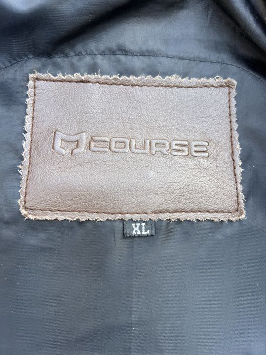 Geaca moto de vara din piele naturala combinat cu textil marimea L-XL