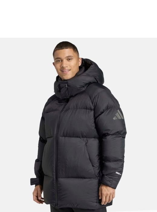 Оригинално яке Adidas с пух и пера. Нова колекция.