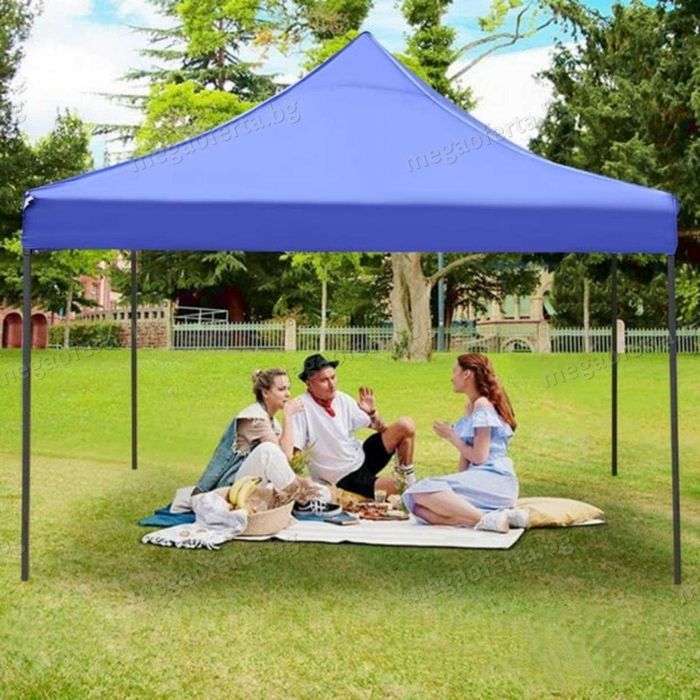 Градинска шатра хармоника 3на3м.–18кг.с неръждаема усилена конструкция