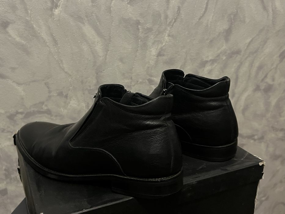 Осенние ботинки из чистой кожи