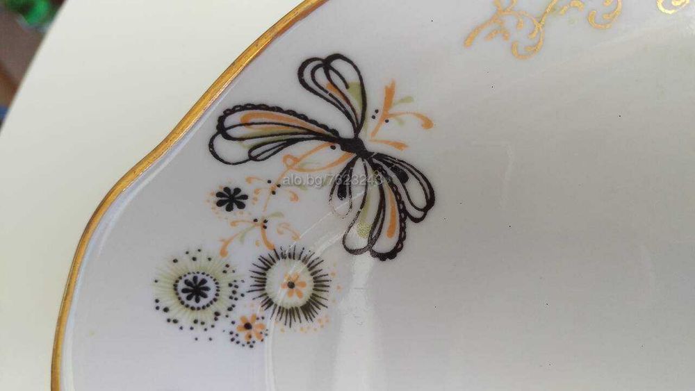 Порцеланова чиния 1968-1978 години.