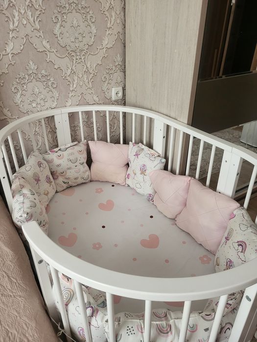 Детская кроватка трансформер 3в1