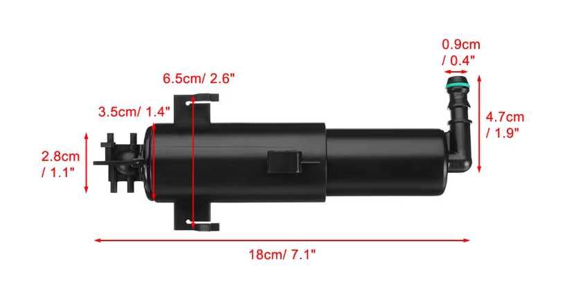 Пръскалка дюза фар Bmw E70 чистачка дюзи бмв Е70 X5 пръскалки фарове