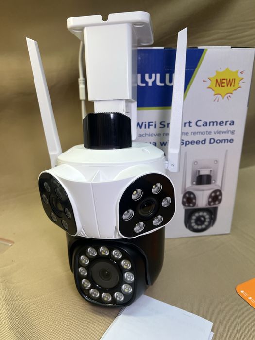 Тройна камера wifi LYLU 12 mpx  модел 2025 сирена camera kamera
