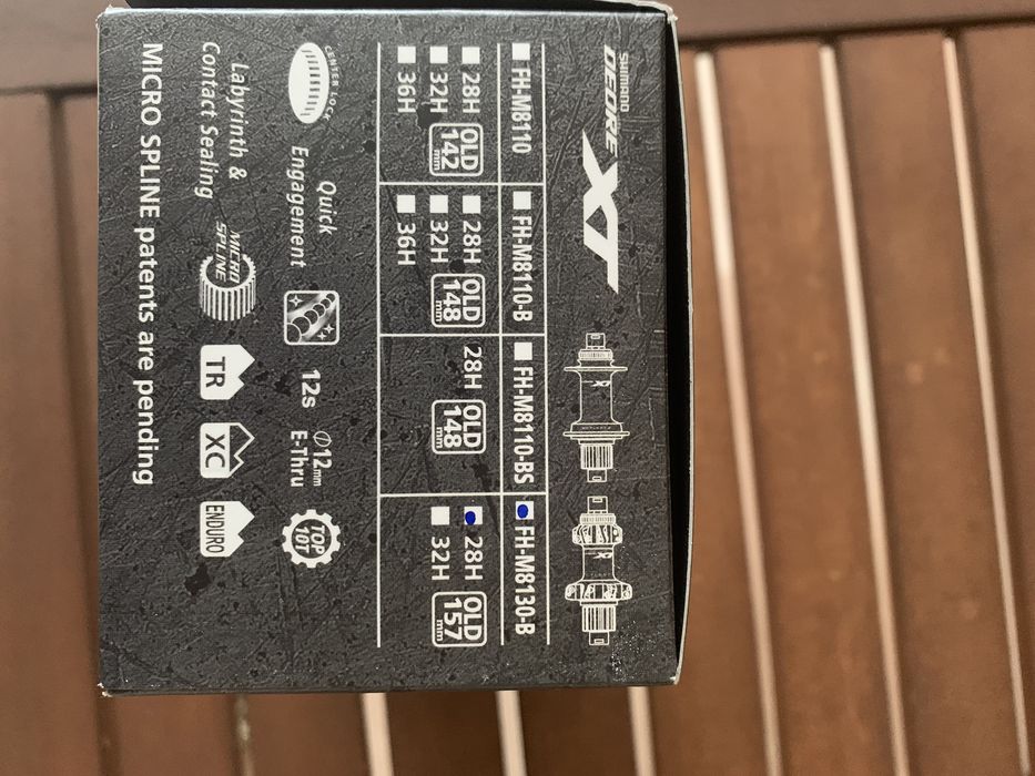 Shimano XTR, Deore XT, SLX нови главина, преден дерайльор и команда