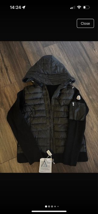 Moncler Cardigan, Marimea M, negru