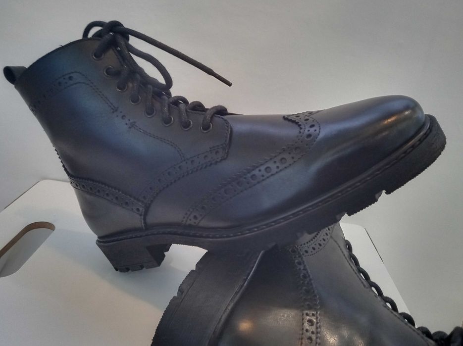 Ghete lace up 43 brogue Red Herring London NOI piele naturala