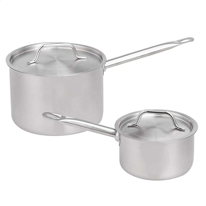 Комплект съдове за готвене тот неръждаема стомана, тенджери и тигани