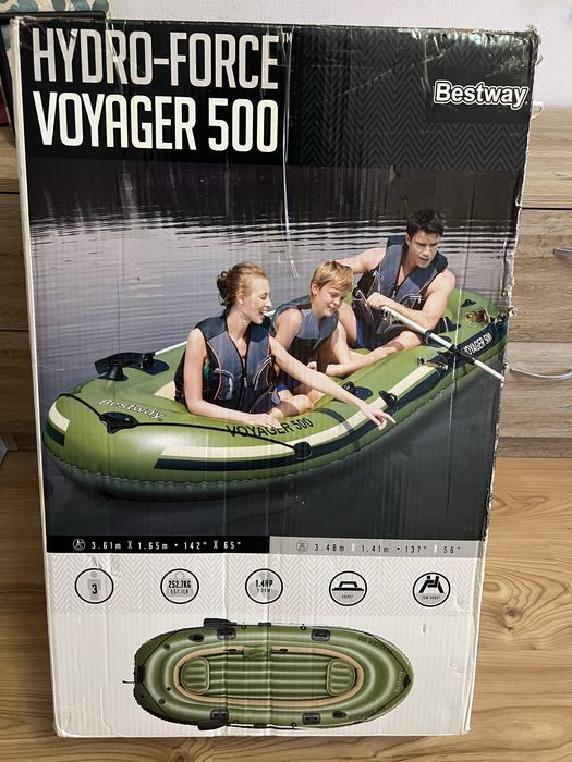 Bestway Надуваема лодка Voyager 500 348x141см