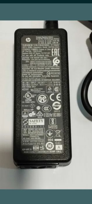 Incarcator laptop hp 19.5v , 2.31A