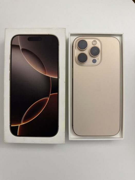 iPhone 16 Pro 128GB Desert | SCHIMB | Factura ALTEX | Garantie