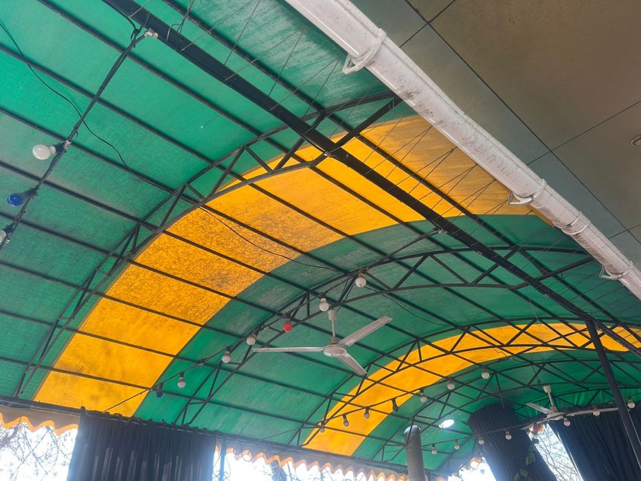 металлический каркас для навеса