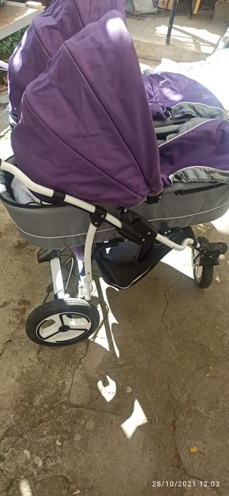Количка за близнаци Mikado Twin 2в1.