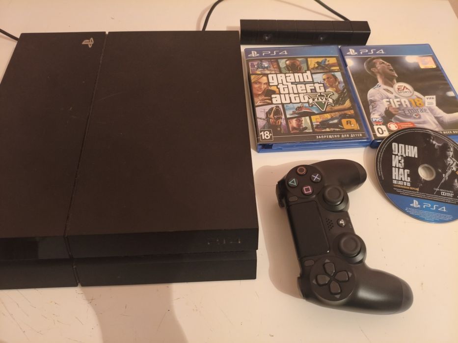 Ps 4 с играми и камерой