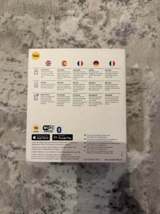 Garaj Modul smart WiFi pentru usi de garaj Yale 05/102300/BW,