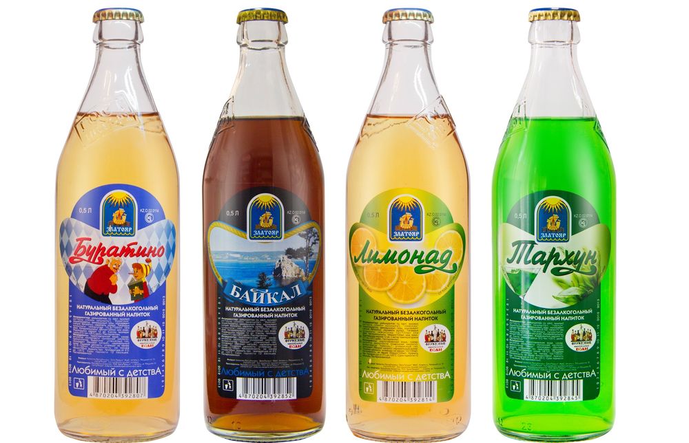 Лимонад Златояр стекло и ПЭТ