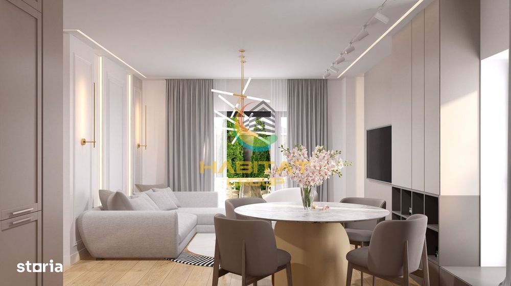 Apartament 3 camere Rezidential NOU - finalizat