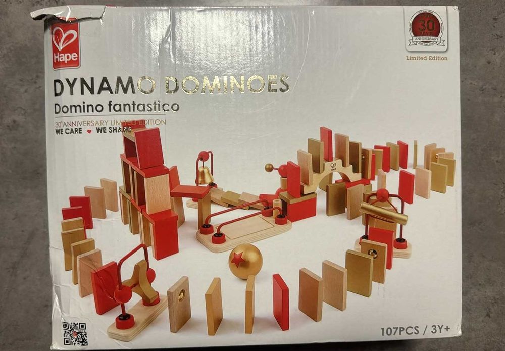 Hape Дървена игра домино, като нова , 22 евро