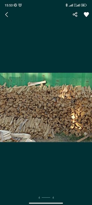 Дрова сухие  рубленые